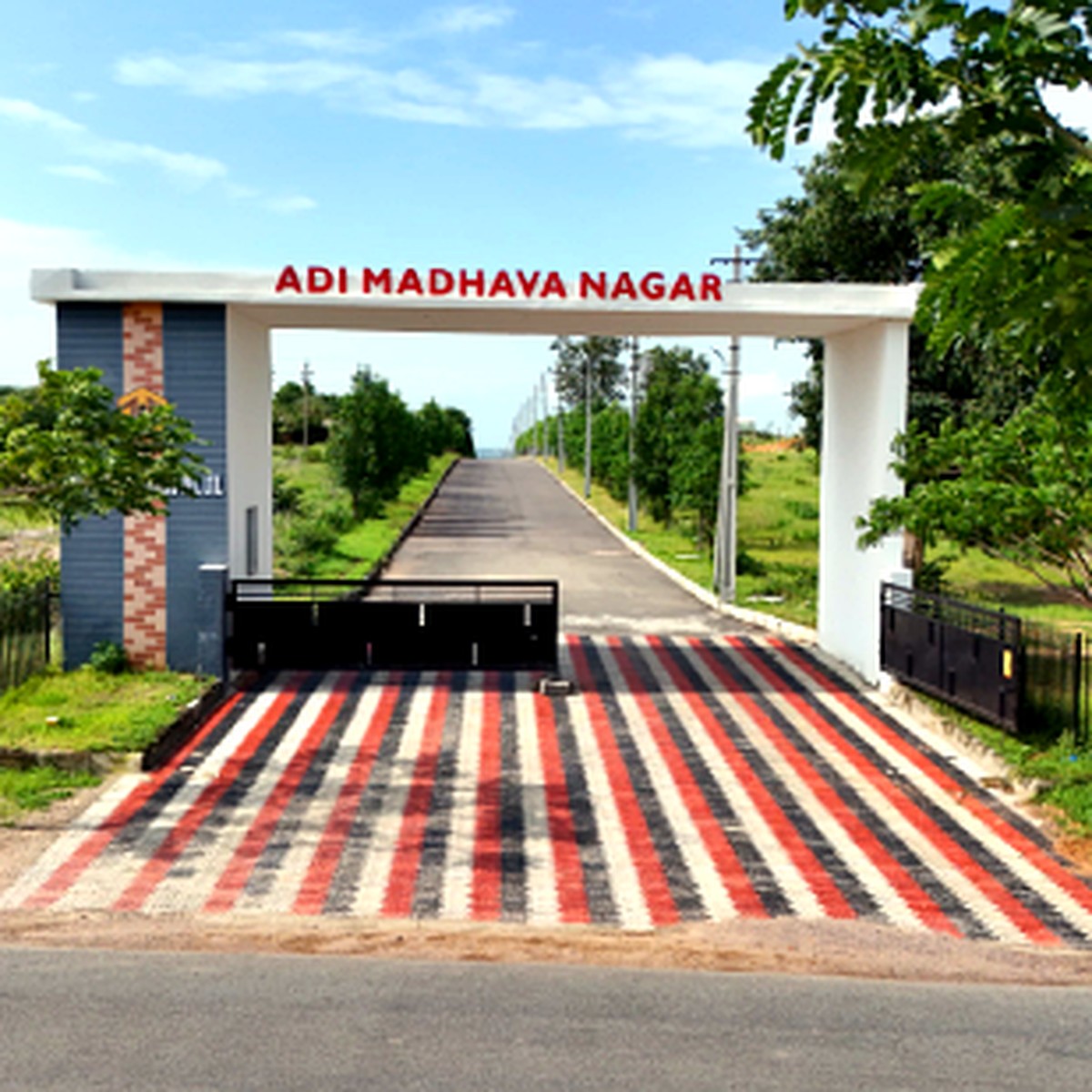 Adi Madhava Nagar project entrance arch