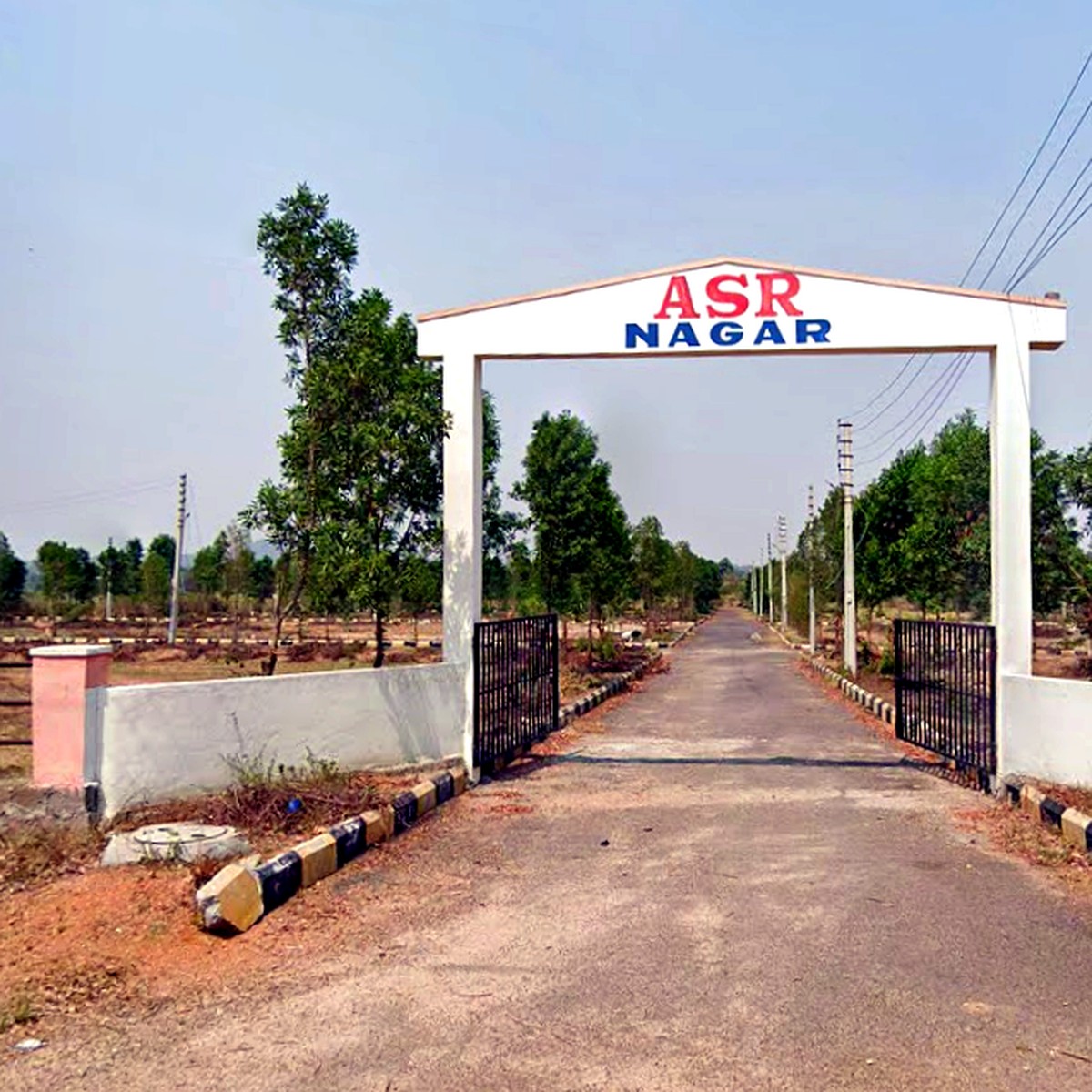Adi Sita Rama Nagar project entrance arch